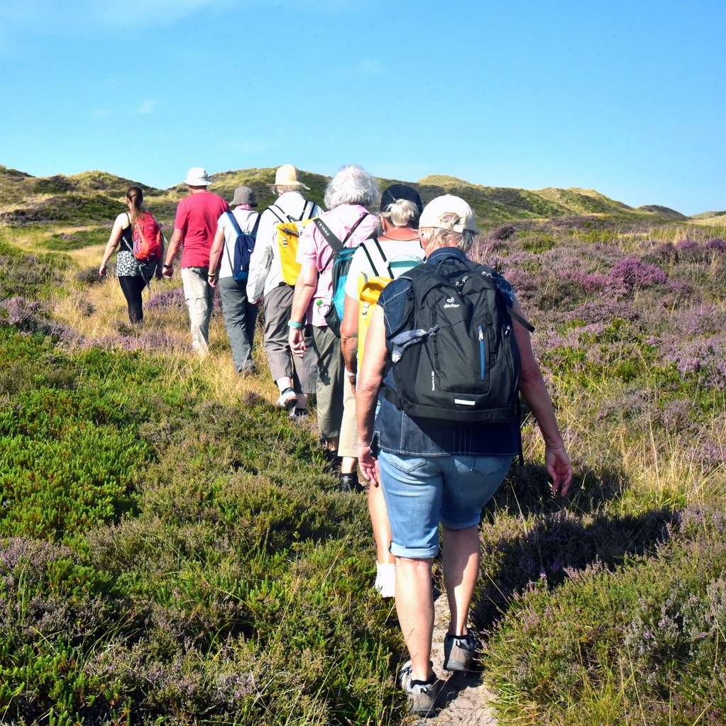 Dünenwanderer auf Sylt