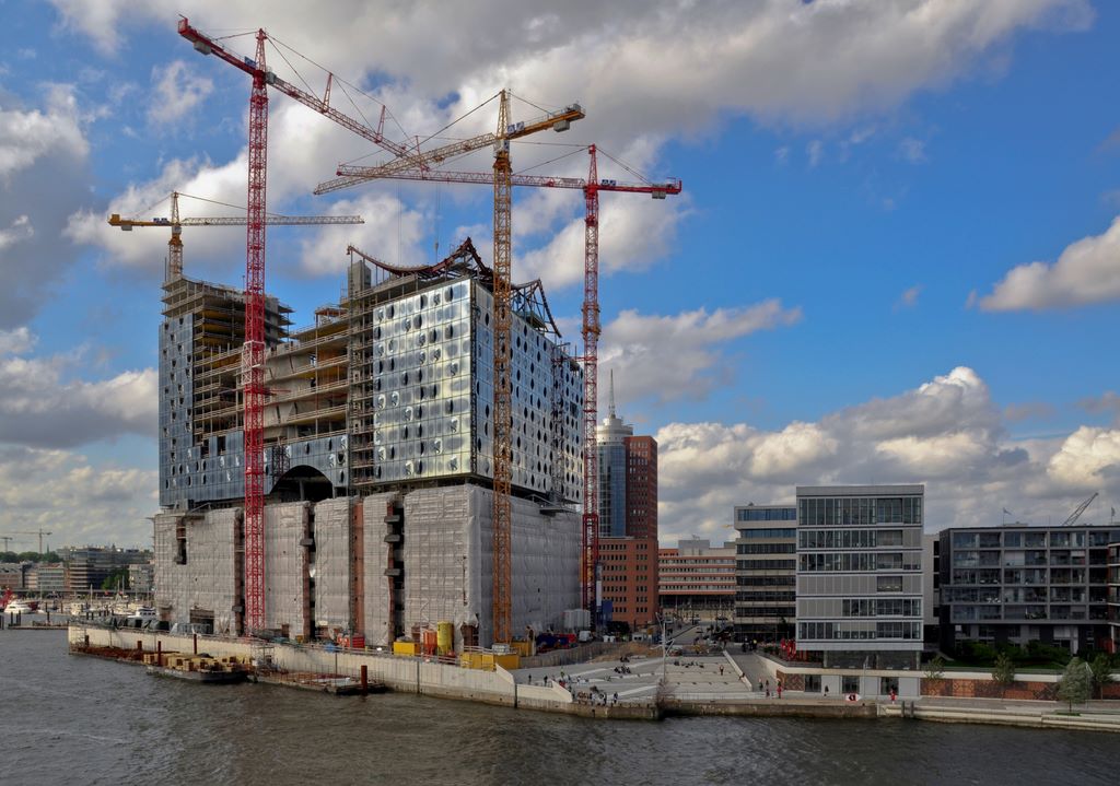 Baustelle der Elbphilharmonie, Hamburg