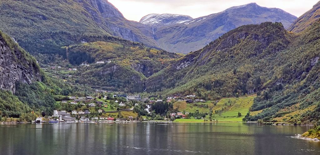 Ausblick auf Geiranger