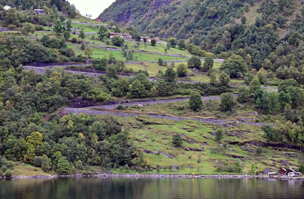 Die Adlerstraße in Geiranger