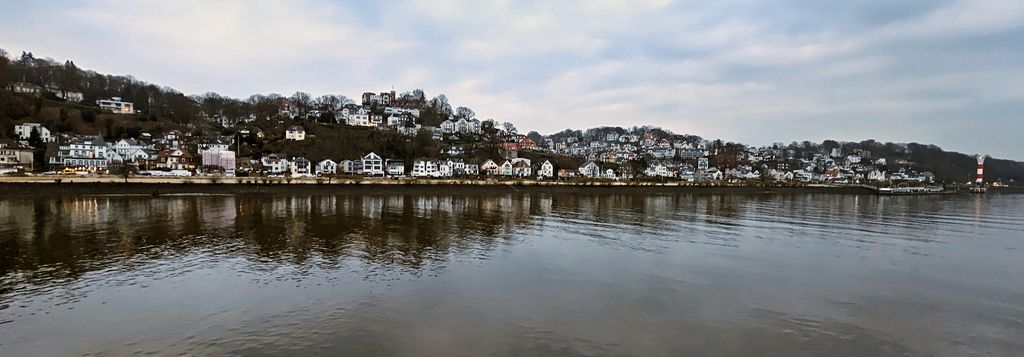 Der Vorort Blankenese von Hamburg