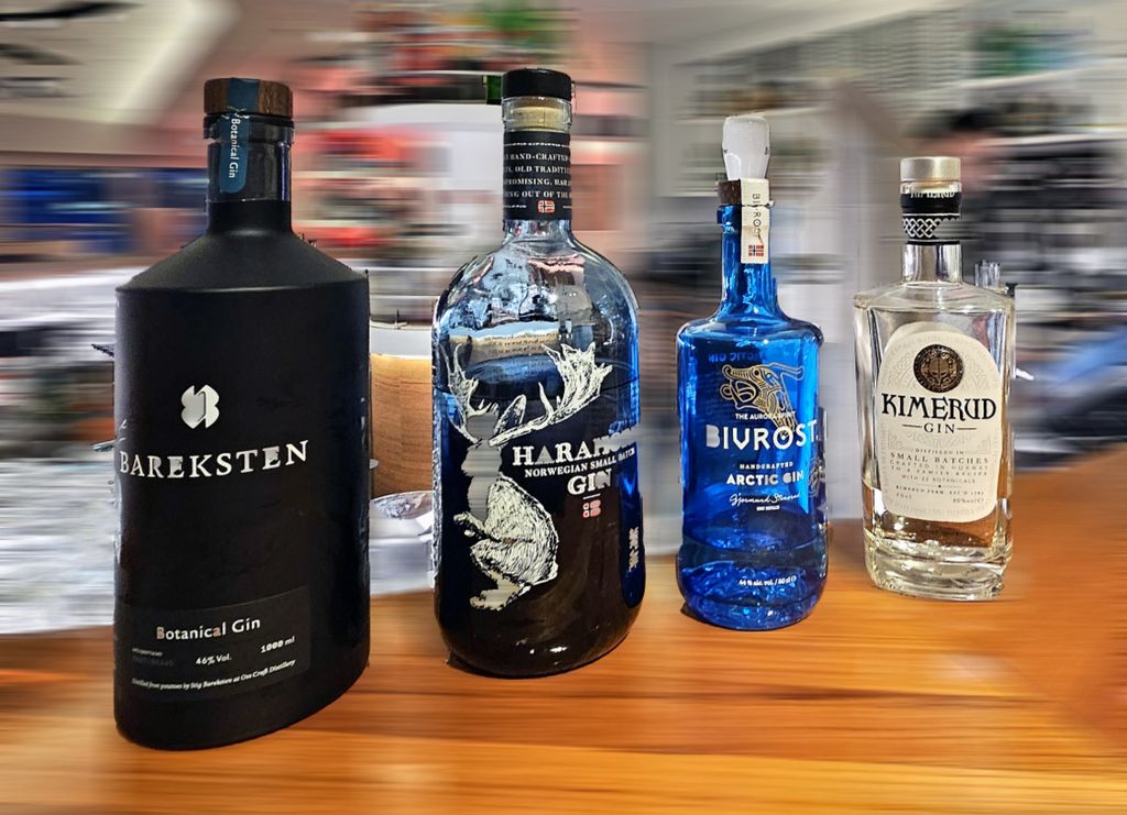 Gin aus Norwegen auf der HANSEATIC nature