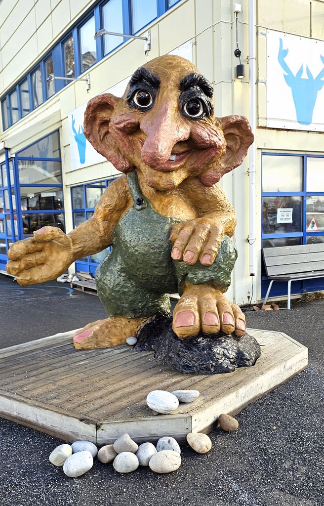 Ein Troll in Honningsvåg