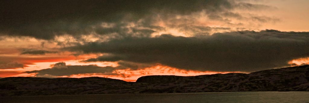 Ein Sonnenuntergang nahe Kirkenes