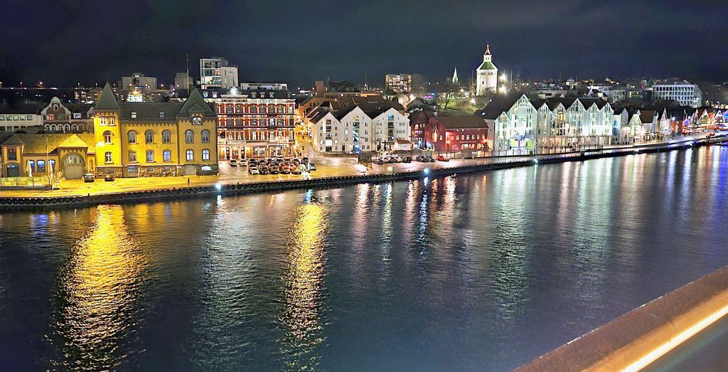 Stavanger am Abend