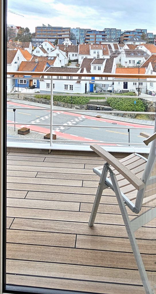 Ausblick auf die Altstadt von Stavanger von der HANSEATIC nature aus