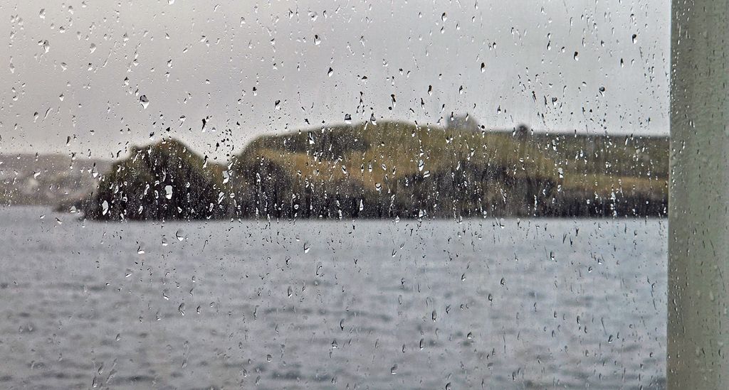 Großbritannien im Regen
