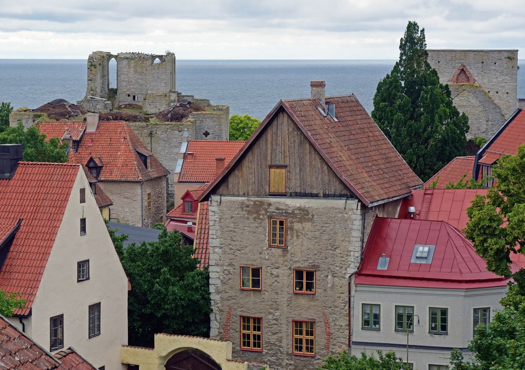 Kirchenruine in Visby, Gotland
