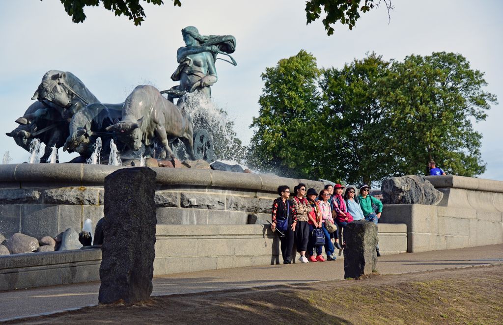 Gefion Brunnen, Kopenhagen