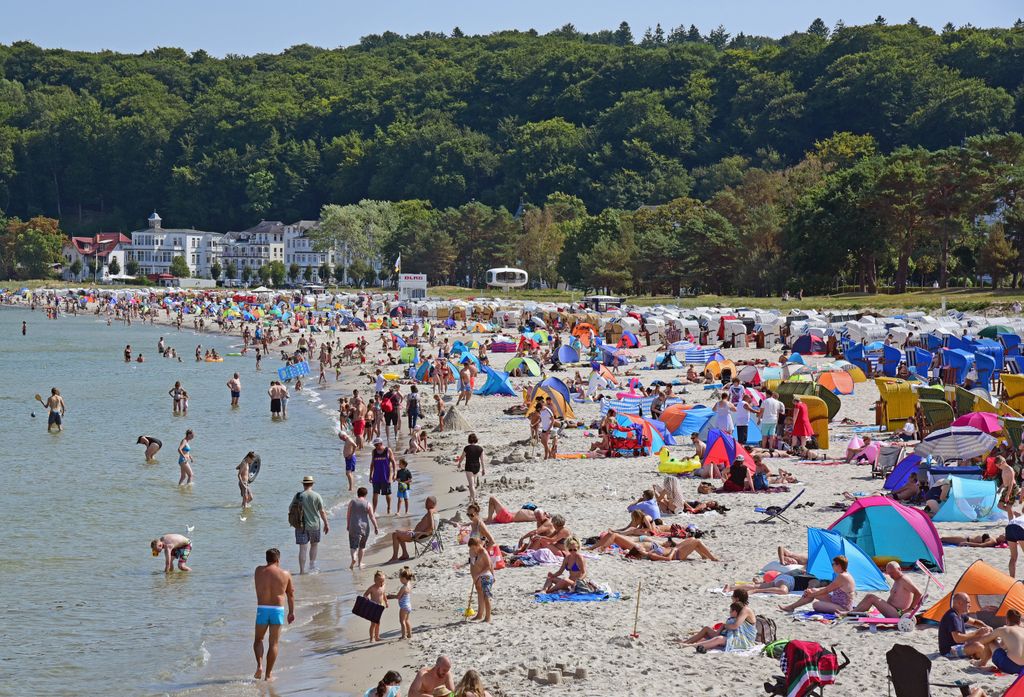 Der Strand von Binz, Rügen