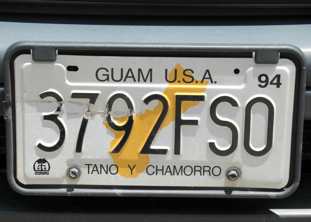 Guam-Nummernschild