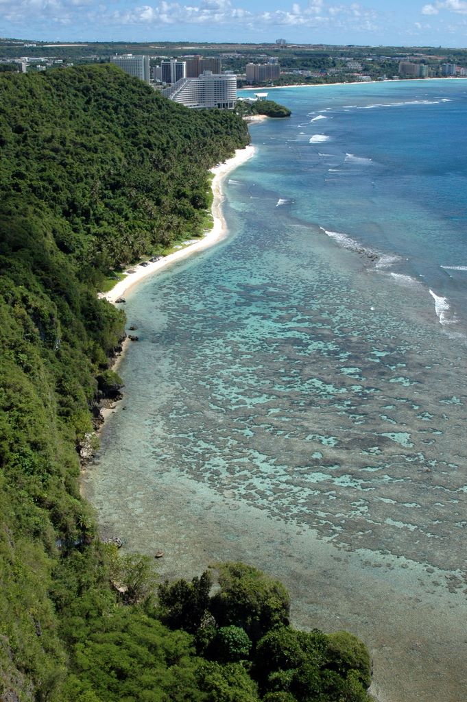 Blick auf die Tumon Beach