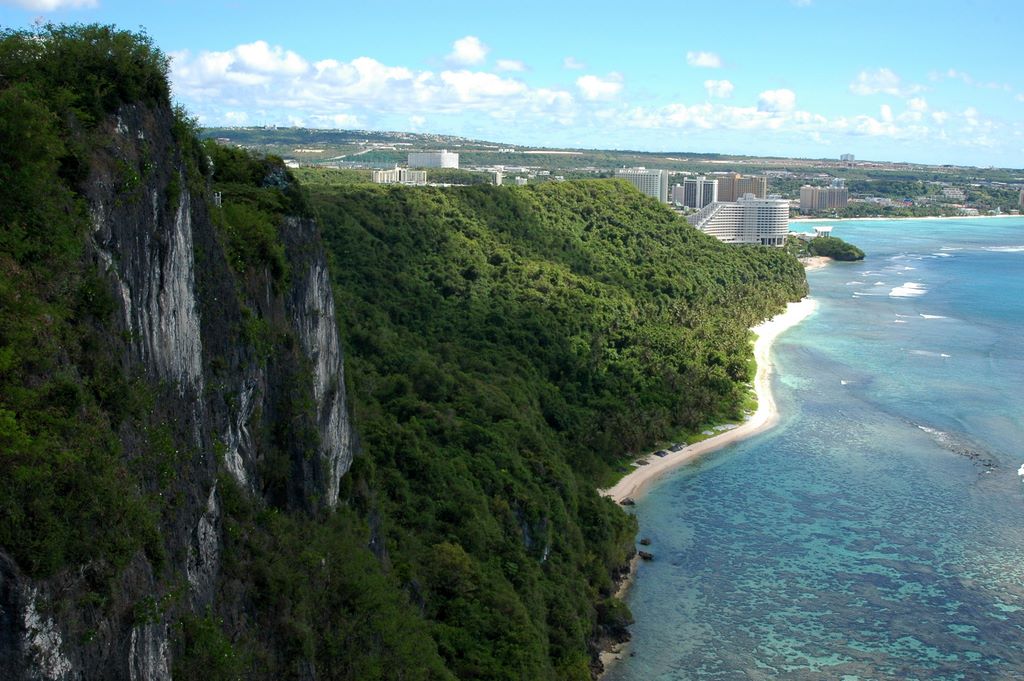 Blick auf die Tumon Beach