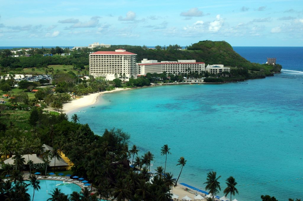 Blick auf die Tumon Beach