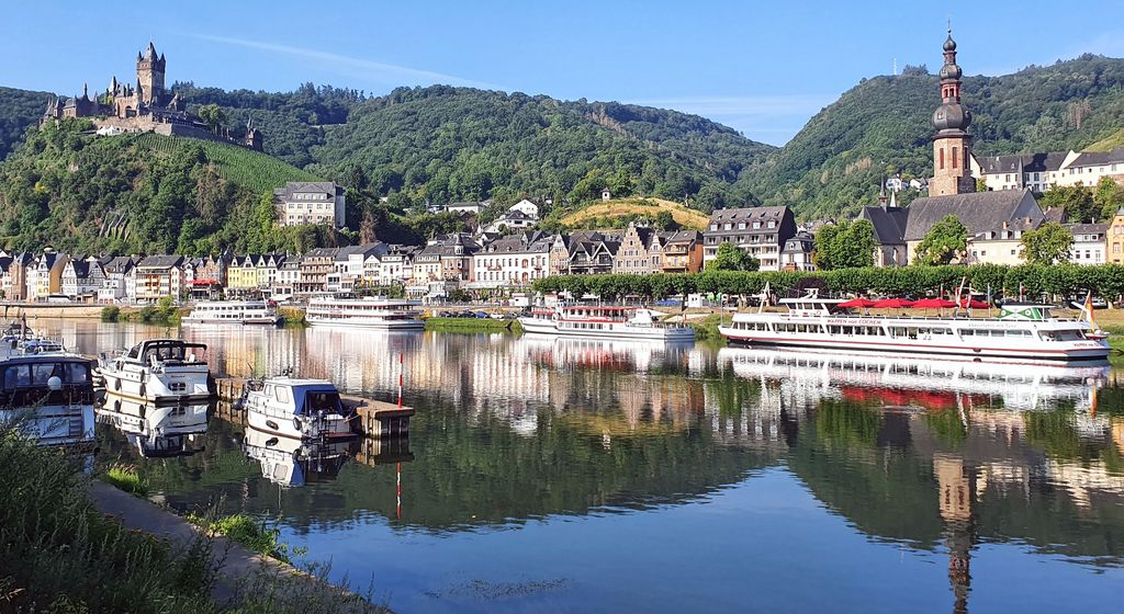 Blick auf Cochem und die Reichsburg