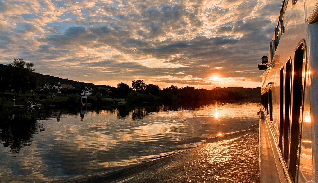 Die Mosel am Abend