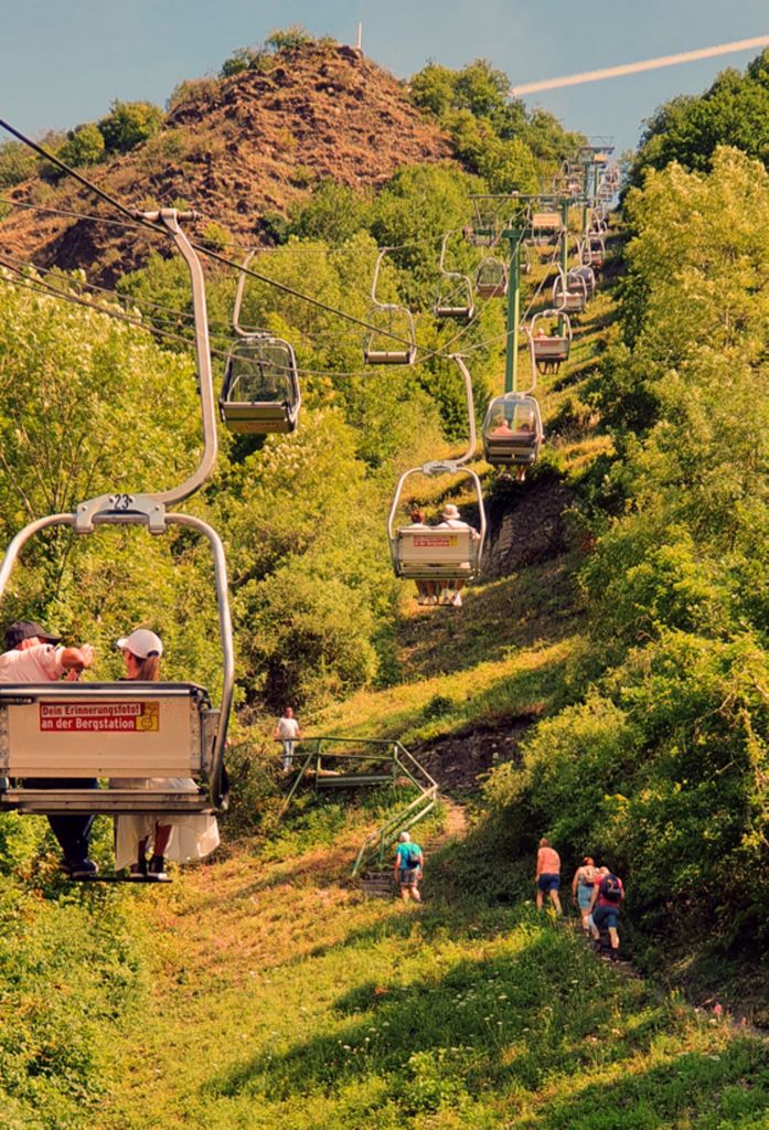 Die Seilbahn von Cochem zum Aussichtspunkt Pinnerkreuz