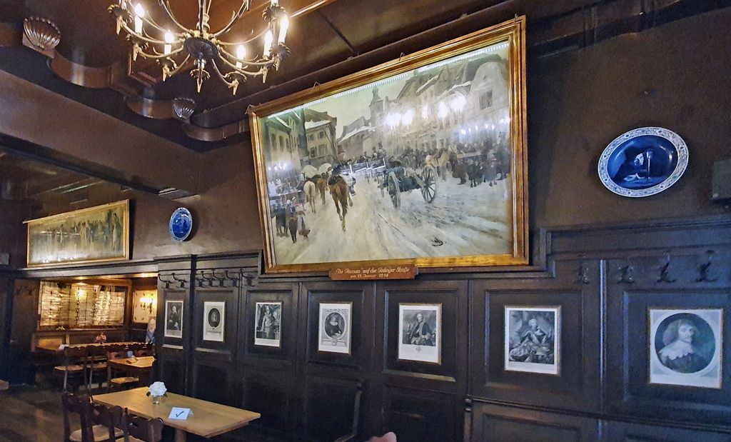 In der Brauerei Schumacher in Düsseldorf