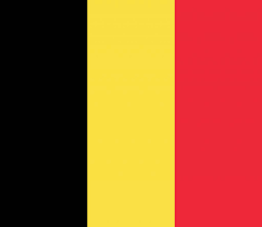 Die Nationalflagge von Belgien