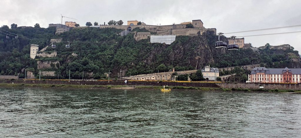 Die Festung Ehrenbreitstein in Koblenz