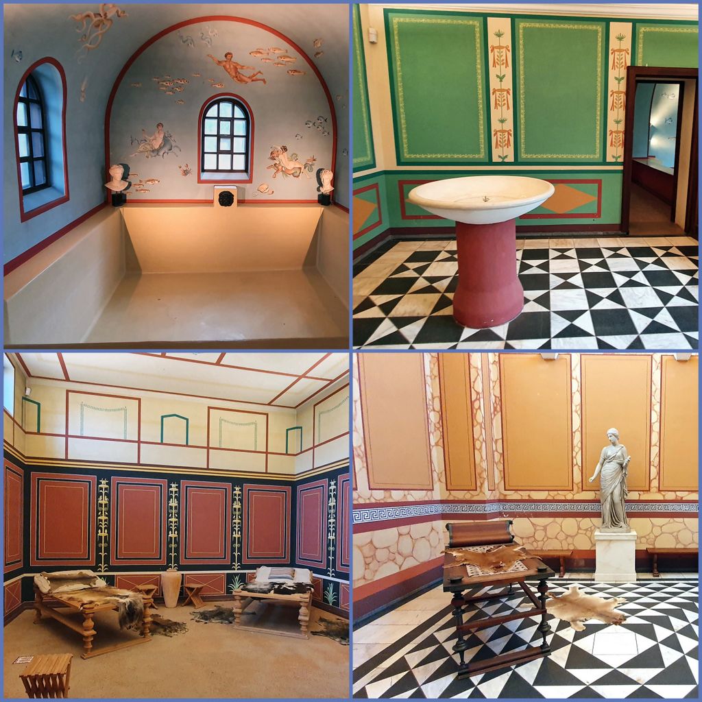 Im Herrenhaus der römischen Villa Borg