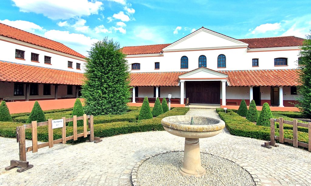 Das Herrenhaus der römischen Villa Borg