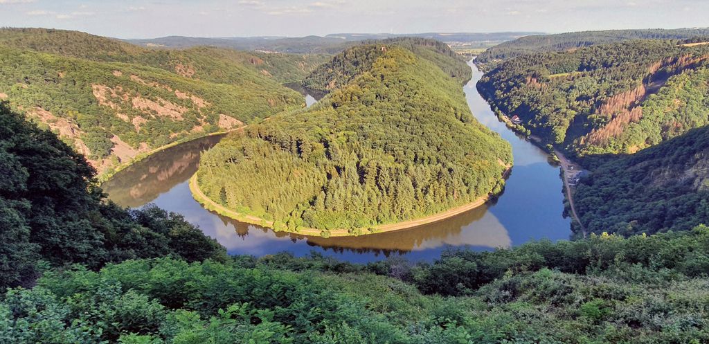 Blick auf die Saarschleife