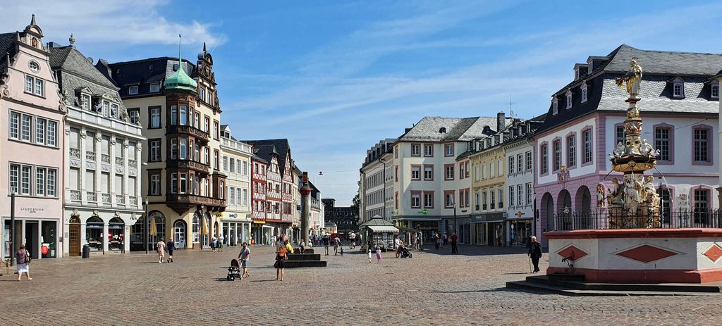 Der Hauptmarkt in Trier