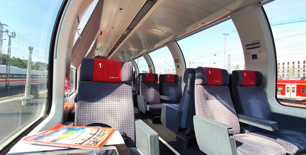 Im Panorama-Wagen nach Mainz