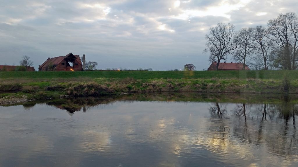 Unterwegs auf der Oder (Handybild)