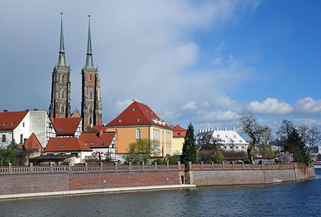 Die Dom-Insel von Breslau