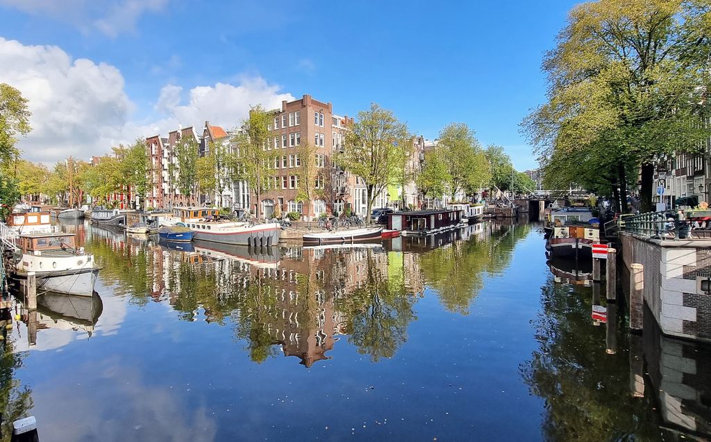 Eine Gracht in Amsterdam