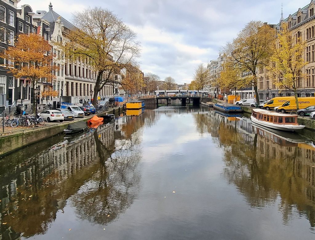 Eine Gracht in Amsterdam