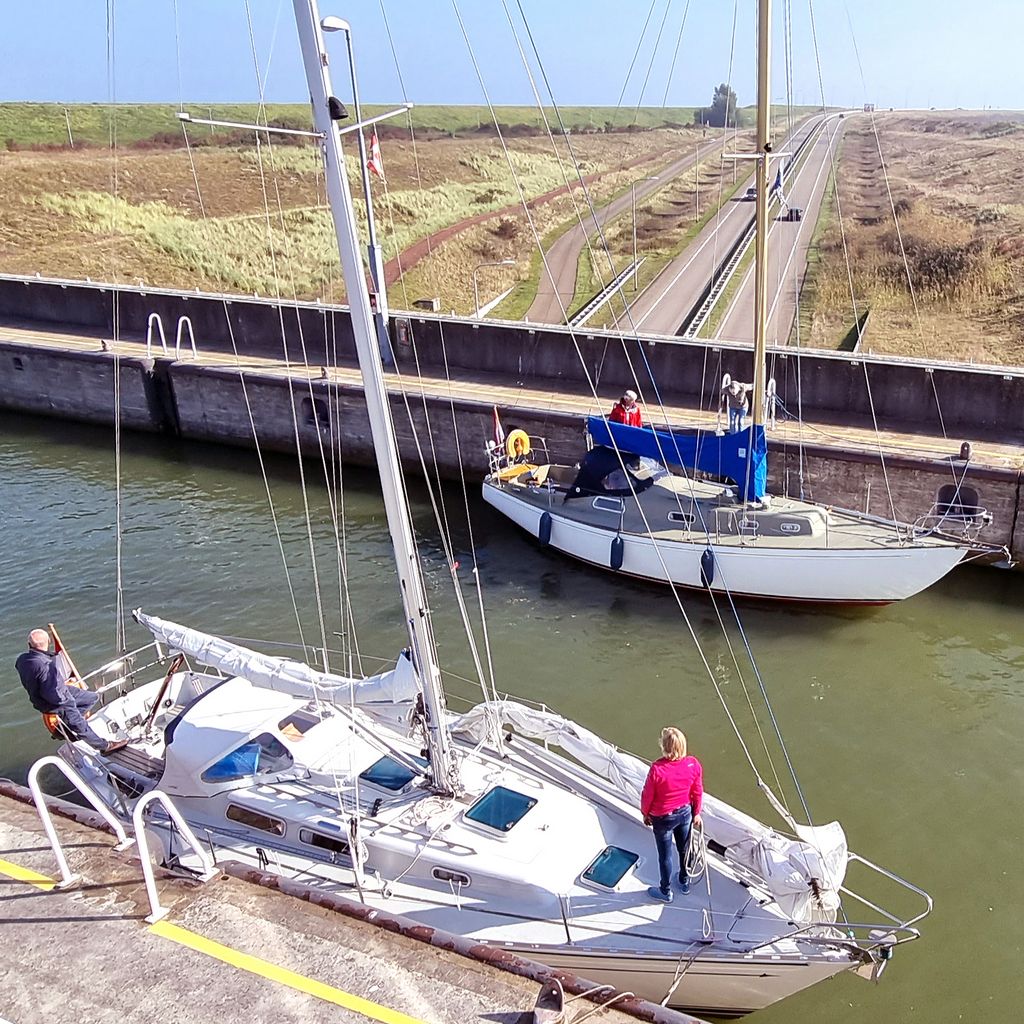 Auf dem Weg von Amsterdam nach Enkhuizen