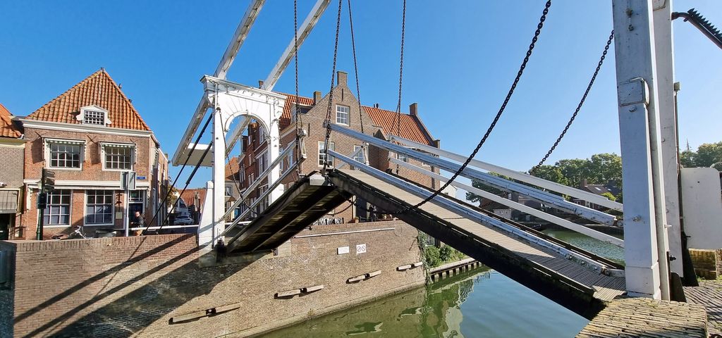 Die Drommedarisbrug in Enkhuizen