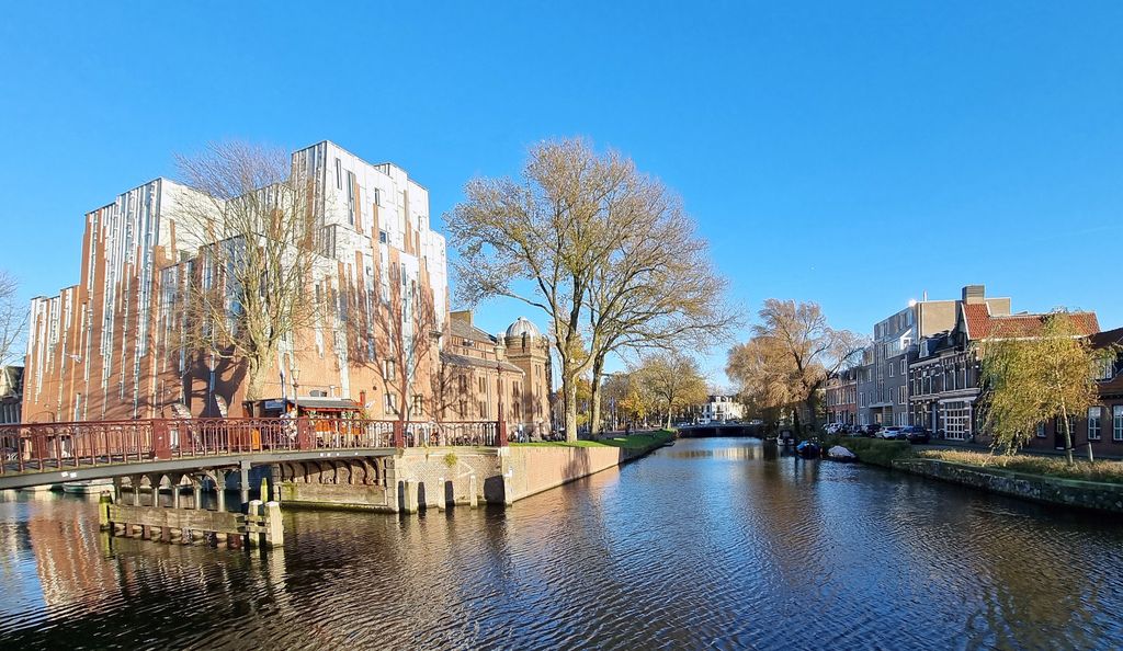 Eine Gracht in Haarlem