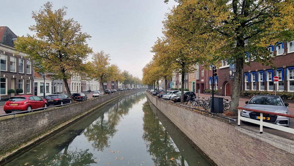 Eine Gracht in Kampen