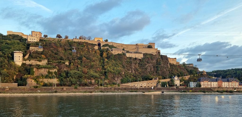 Die Festung Ehrenbreitstein in Koblenz