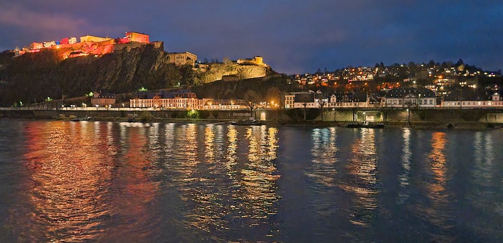 Die Festung Ehrenbreitstein in Koblenz