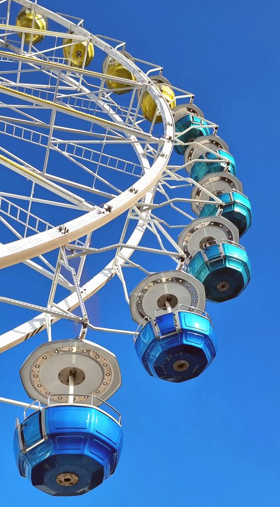 Das Riesenrad auf dem Hochheimer Marktgelände