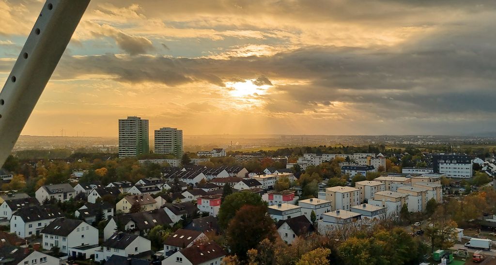 Sonnenuntergang in Hochheim