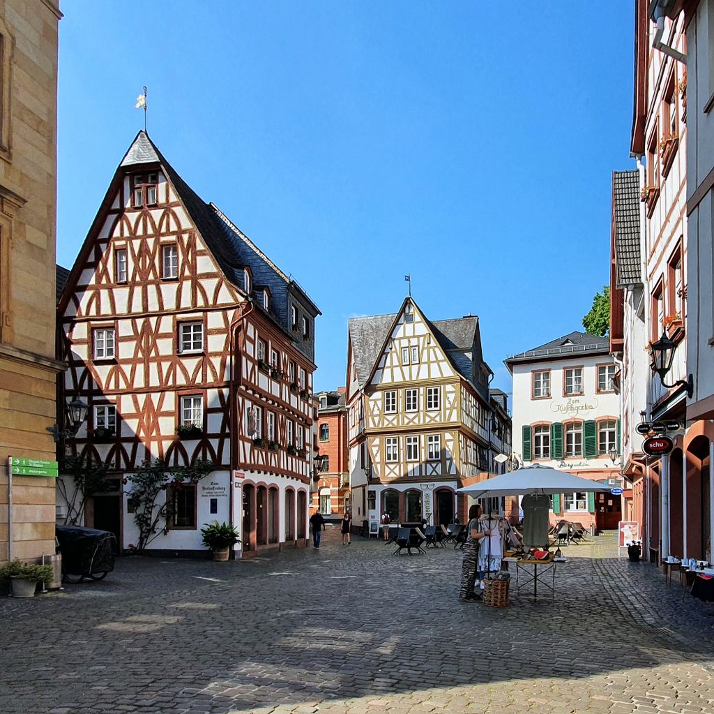 In der Altstadt von Mainz