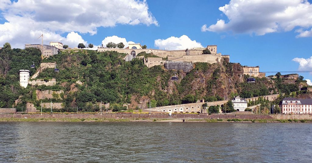 Die Festung Ehrenbreitstein in Koblenz