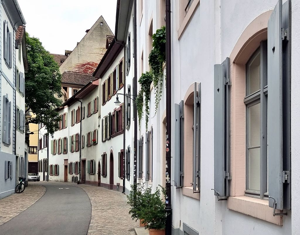 In der Altstadt von Basel