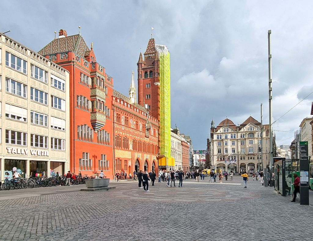 Das Rathaus von Basel