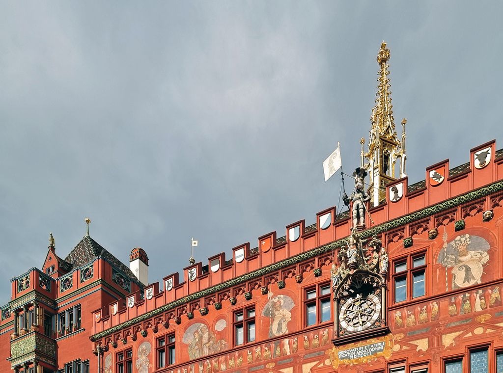 Das Rathaus von Basel