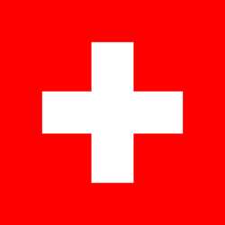 Die Nationalflagge von der Schweiz