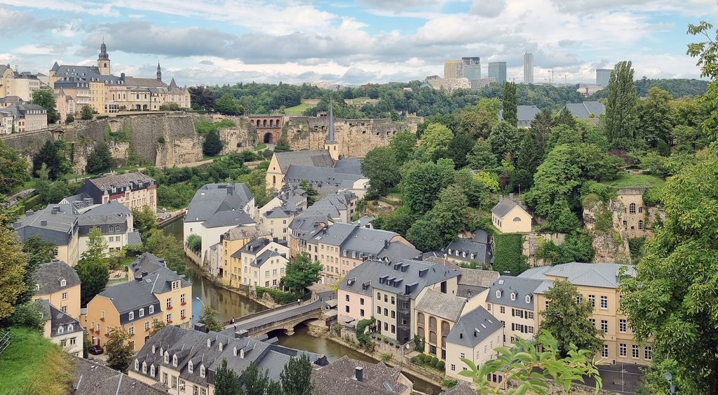 Blick auf den Grund von Luxemburg