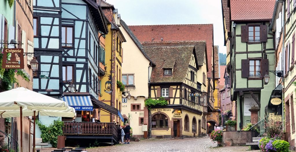 In der Altstadt von Riquewihr