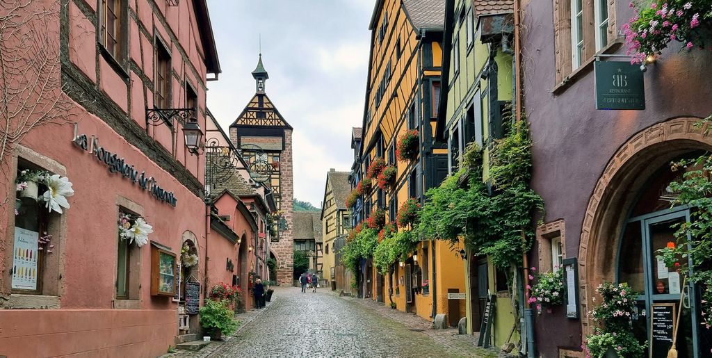 In der Altstadt von Riquewihr